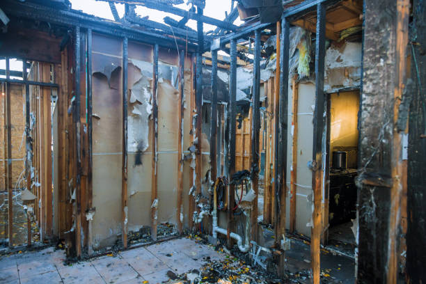 Professional Soot Cleanup technician working in Glendora, NJ